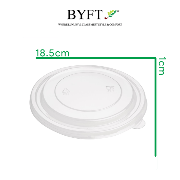 BYFT009413 PET 185 mm lid 50 Pcs For 1000ml Set of 1 C