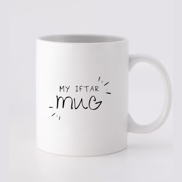 BYFT011750 BYFT White Printed Mug Ceramic My Iftar Mug Set of 1