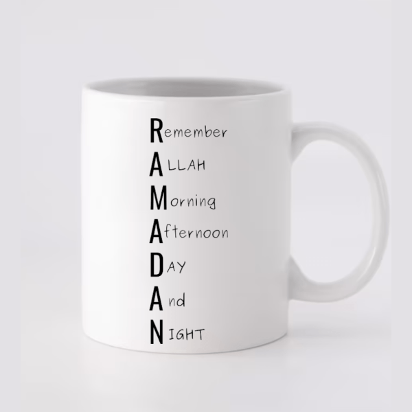 BYFT011752 BYFT White Printed Mug Ceramic Ramadan Set of 1