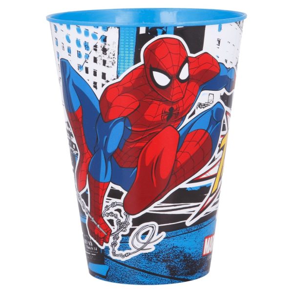 BYFT011851 DISNEY LARGE EASY TUMBLER 430 ML SPIDERMAN STREETS