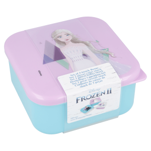 BYFT011865 DISNEY 3PCS NESTING SNACK BOXES SET FROZEN II THE SNOW QUEEN A