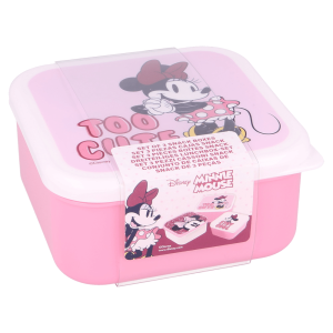 BYFT011867 DISNEY 3 PCS NESTING SNACK BOXES SET MINNIE STAY COOL A