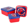 BYFT011868 DISNEY 3 PCS NESTING SNACK BOXES SET SPIDERMAN FULL WEB