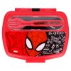 BYFT011872 DISNEY FUNNY SANDWICH BOX WITH CUTLERY SPIDERMAN URBAN WEB