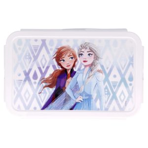 BYFT011878 DISNEY RECTANGULAR FOOD CONTAINER WITH REMOVABLE COMPARTMENTS 1190 ML FROZEN II ELEMENTS