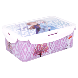 BYFT011878 DISNEY RECTANGULAR FOOD CONTAINER WITH REMOVABLE COMPARTMENTS 1190 ML FROZEN II ELEMENTS A