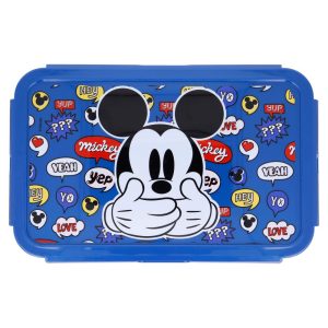 BYFT011879 DISNEY RECTANGULAR FOOD CONTAINER WITH REMOVABLE COMPARTMENTS 1190 ML IT´S A MICKEY THING