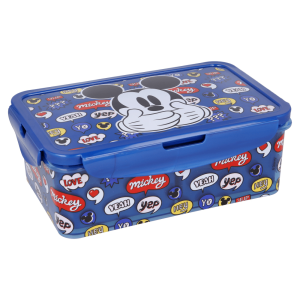 BYFT011879 DISNEY RECTANGULAR FOOD CONTAINER WITH REMOVABLE COMPARTMENTS 1190 ML IT´S A MICKEY THING A