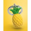 BYFT012869 METALMORPHOSE MTM KEYCHAIN Pineapple Yellow Zinc Alloy Set of 1 MTM089 01 A