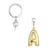 BYFT012870 METALMORPHOSE MTM KEYCHAIN Party Balloon Alphabet A Golden Zinc Alloy Set of 1 MTM10A C