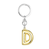 BYFT012872 METALMORPHOSE MTM KEYCHAIN Party Balloon Alphabet D Golden Zinc Alloy Set of 1 MTM10D B