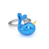 BYFT012884 METALMORPHOSE MTM KEYCHAIN Narwhal Blue Zinc Alloy Set of 1 MTM122 03 A