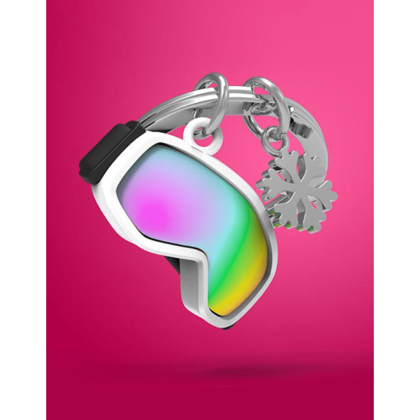 BYFT012889 METALMORPHOSE MTM KEYCHAIN Goggles Multicolor Zinc Alloy Set of 1 MTM147 01 A