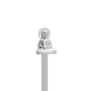 BYFT012914 METALMORPHOSE MTM BOOKMARK Buddha Silver Zinc Alloy Set of 1 MTMB239 01 A