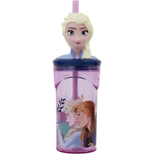 BYFT014808 DISNEY 3D FIGURINE TUMBLER 360 ML FROZEN TRUST THE JOURNEY 1