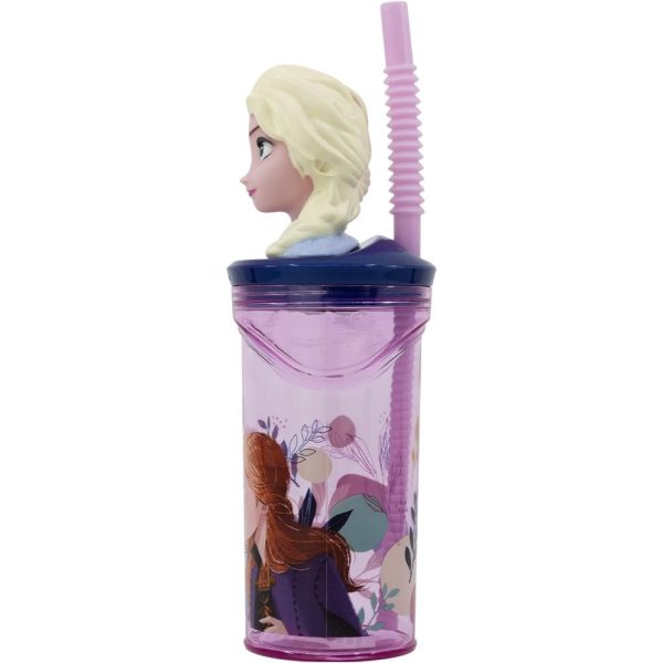 BYFT014808 DISNEY 3D FIGURINE TUMBLER 360 ML FROZEN TRUST THE JOURNEY B