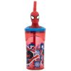 BYFT014811 MARVEL 3D FIGURINE TUMBLER 360 ML SPIDERMAN ARACHNID GRID 1