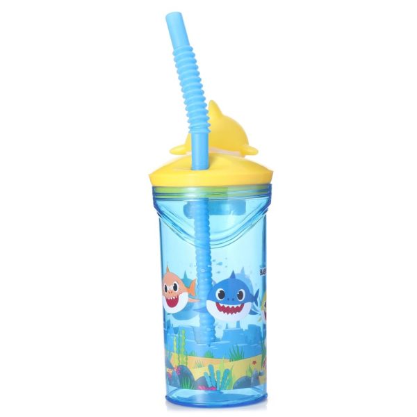 BYFT014812 NICKELODEON 3D FIGURINE TUMBLER 360 ML BABY SHARK B