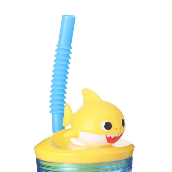 BYFT014812 NICKELODEON 3D FIGURINE TUMBLER 360 ML BABY SHARK D