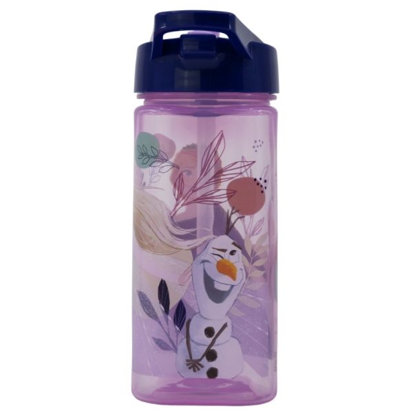 BYFT014833 DISNEY SQUARE WATER BOTTLE 510 ML FROZEN TRUST THE JOURNEY C