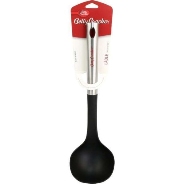 Betty Crocker Nylon Ladle W Ss Handle 33X9.5Cm