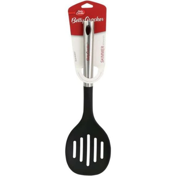 Betty Crocker Nylon Slotted Spoon With Ss Handle 35X10.8Cm