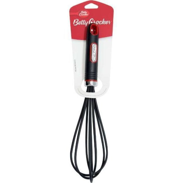 Betty Crocker Nylon Whisk with TPR Handle 28.5x8cm