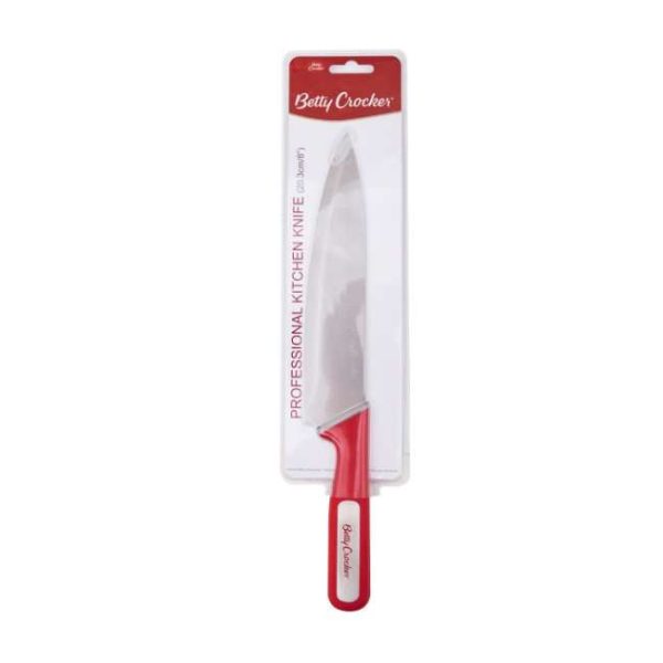 Betty Crocker Ss Kitchen Knife W Tpr Handle 20.3