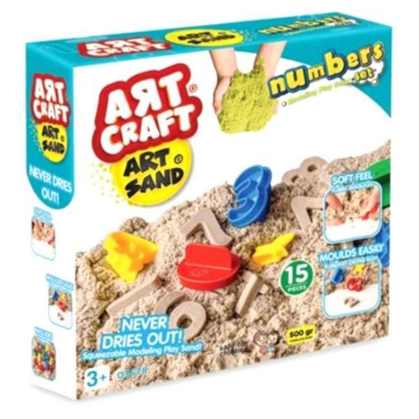 Dede 500 gr Artsand Numbers Sand Set