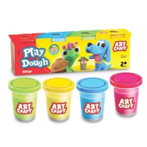 Dede Art and Craft 4 Color Playdough 560gm