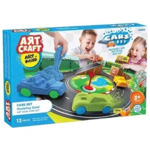 Dede Cars Set Kinetic Play Sand