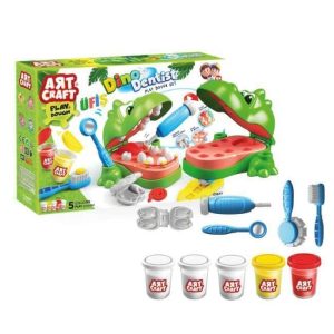 Dede Dinosaur Dentist Play Dough Set