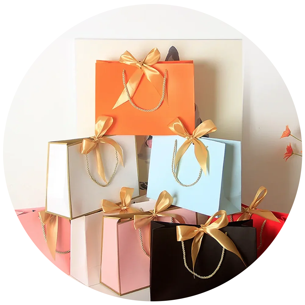 Gift Wraps bags ribbons