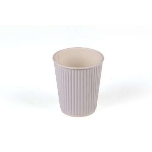 Hotpack 25 Pieces Ripple Paper Cup White 4 Ounce