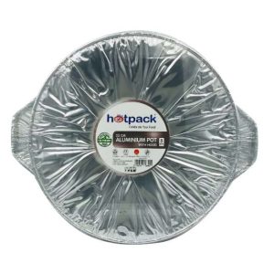 Hotpack 5 Pieces Aluminium Pot With Hood 25 Centimetre