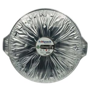 Hotpack 5 Pieces Aluminium Pot With Hood 34 Centimetre