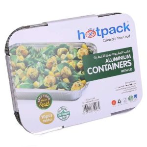 Hotpack Aluminium Container 83185 1850 Cc 10Pcs 1850ml