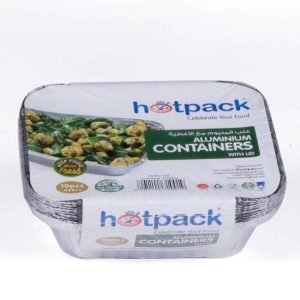 Hotpack Aluminium Container 8342 420 ml 420 Cc 10Pcs