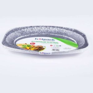 Hotpack Aluminum Platter 65180 Large 17 5Pcs