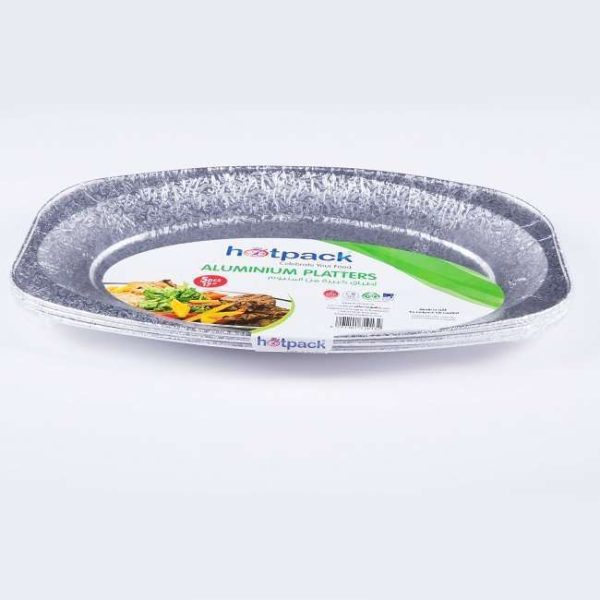 Hotpack Aluminum Platter 65180 Large 17 5Pcs