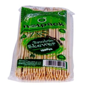 Hotpack Bamboo Skewer 6 Inch 100 Pcs