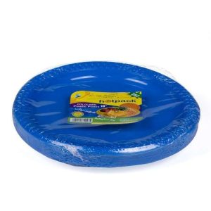 Hotpack Coloured Plastic Plates 10 Inch Multicolor 25Pcs