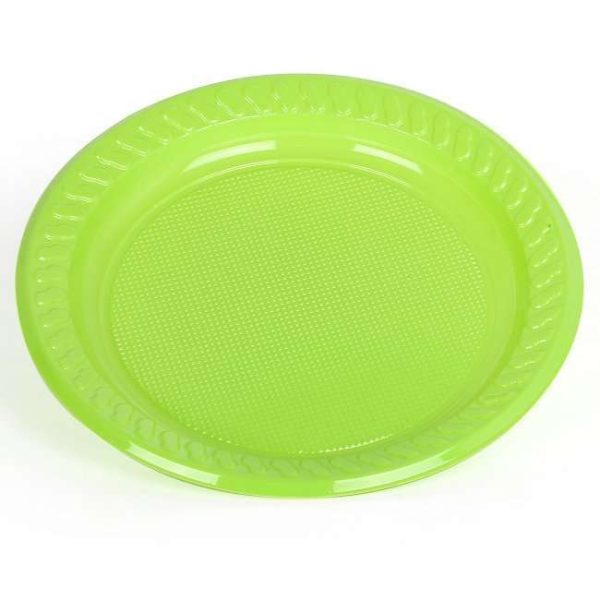 Hotpack Coloured Plastic Plates 9 Inch Multicolor 25 Pcs