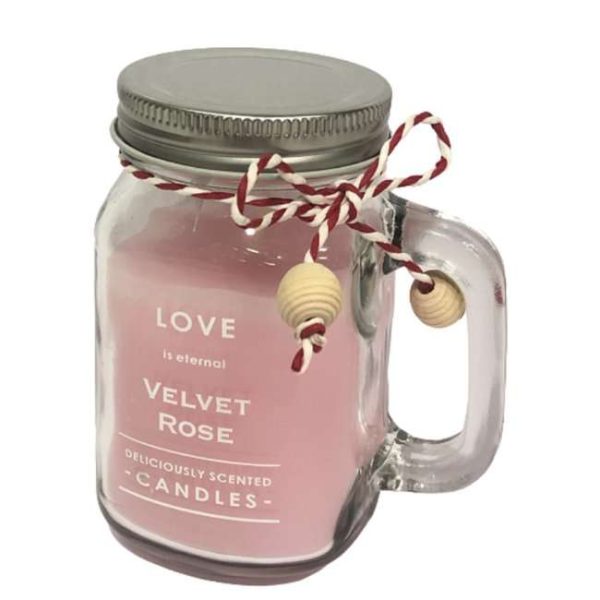 JAR CANDLE VELVET ROSE 180G 8833841098941