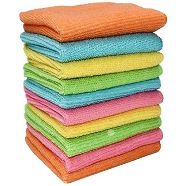 MAAGEN MICROFIBER CLOTH 10PCS ASSORTED
