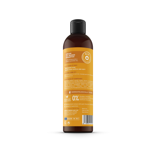 O RANGE SHAMPOO ARGAN 300ML BACK