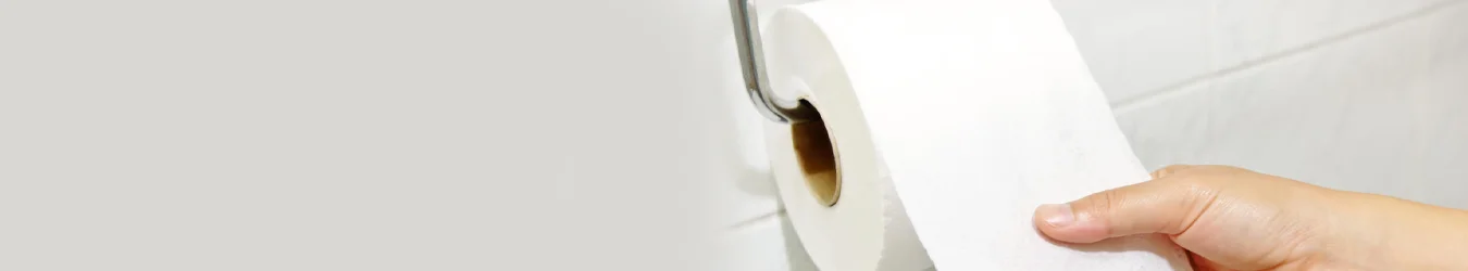 Tissue toilet paper holders banner