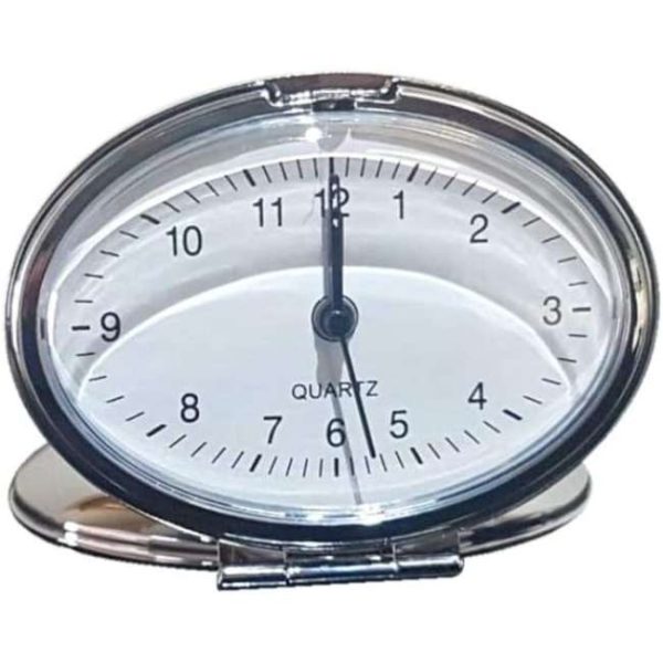 Travel clock with alarm