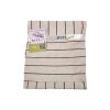 BYFT017578 Orchard Apron 65 x 85 Cm White Red Lines 180 Gms Set of 1 C