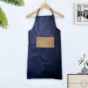 BYFT017581 Orchard Apron 65 x 85 Cm Blue Brown 180 Gms Set of 1